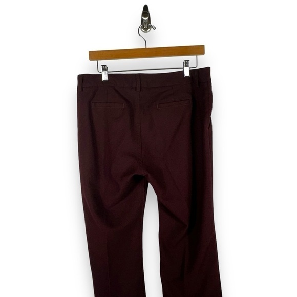 4 for $20 SALE! Kut From The Kloth Ponte Straight Leg Trousers, Eggplant, 10P - Picture 8 of 9